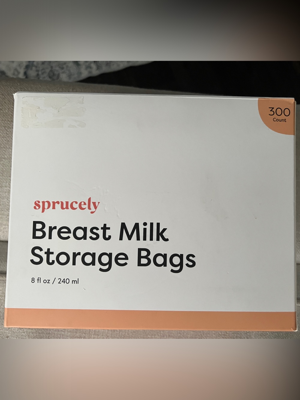 New. Sprucely Breast Milk Storage Bags - 300 -8 oz bags